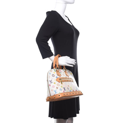Louis Vuitton Monogram Multicolor Alma White 2 of 11