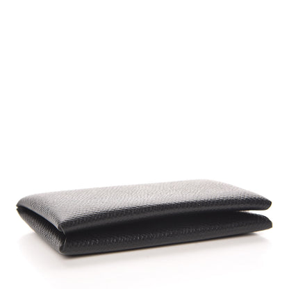 Hermes Epsom Calvi Card Case Black 4 of 8