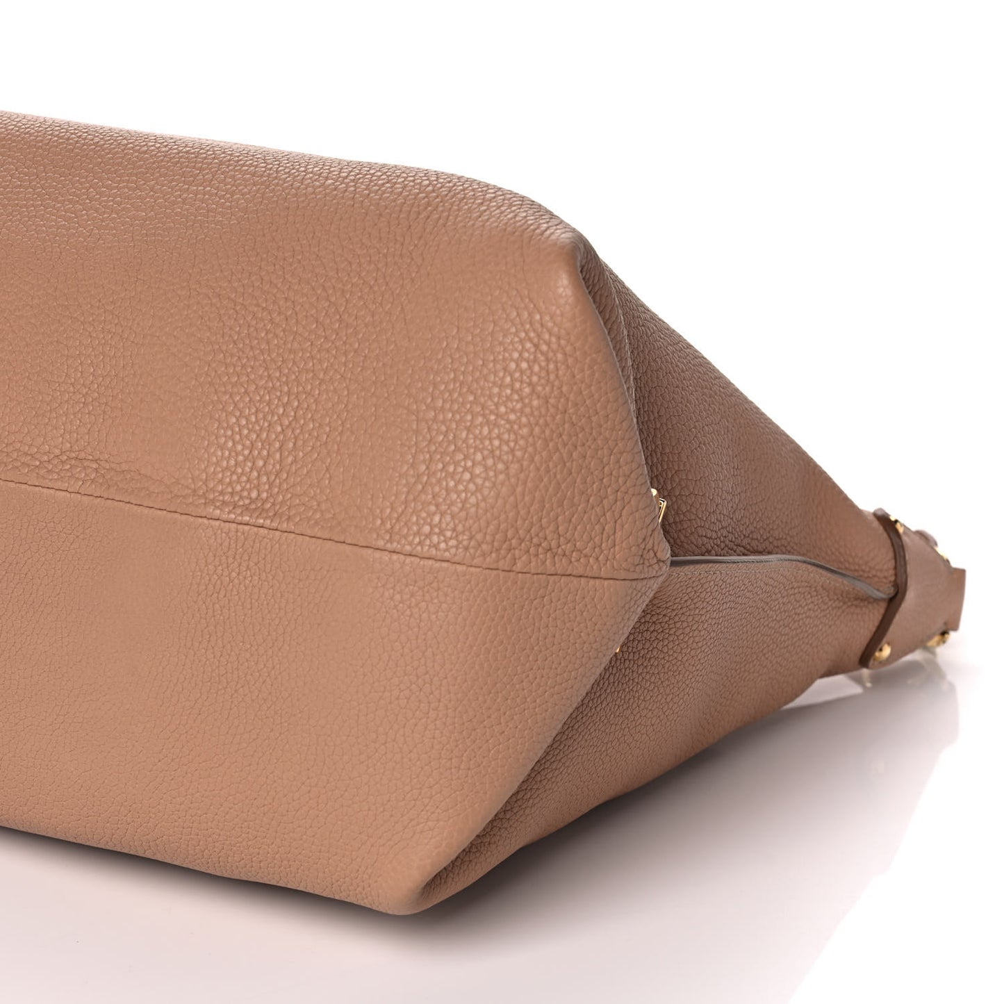 Calfskin Fanisa Gancini Hobo Natural