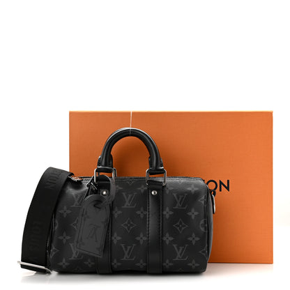 Louis Vuitton Reverse Monogram Eclipse Keepall Bandouliere 25 10 of 10