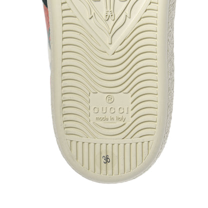 Gucci Calfskin Web Strawberry Print Womens Ace Sneakers 36 Ivory Red Green 8 of 9