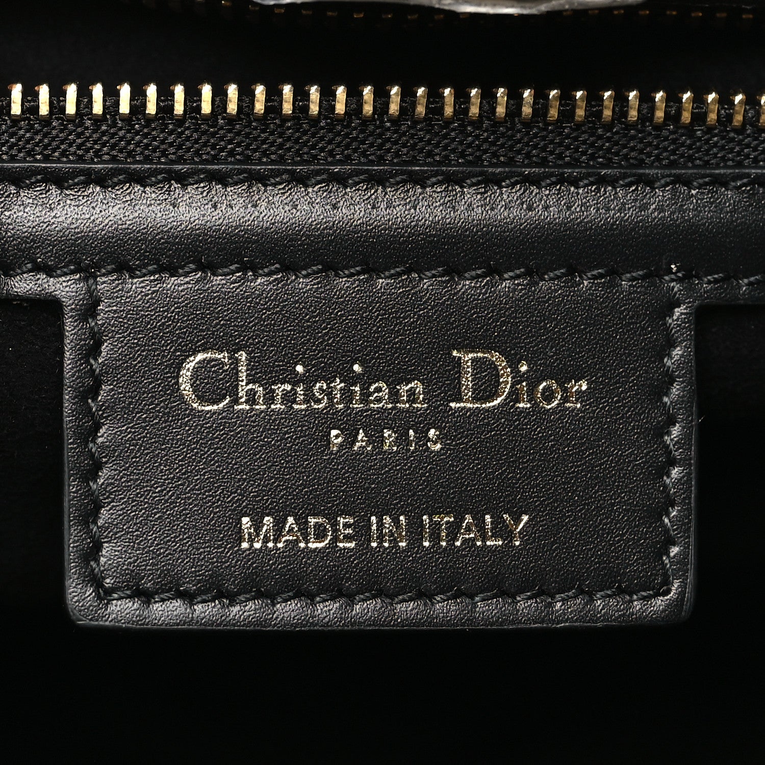 Christian Dior Calfskin Medium Key Shoulder Bag Black 6 of 10