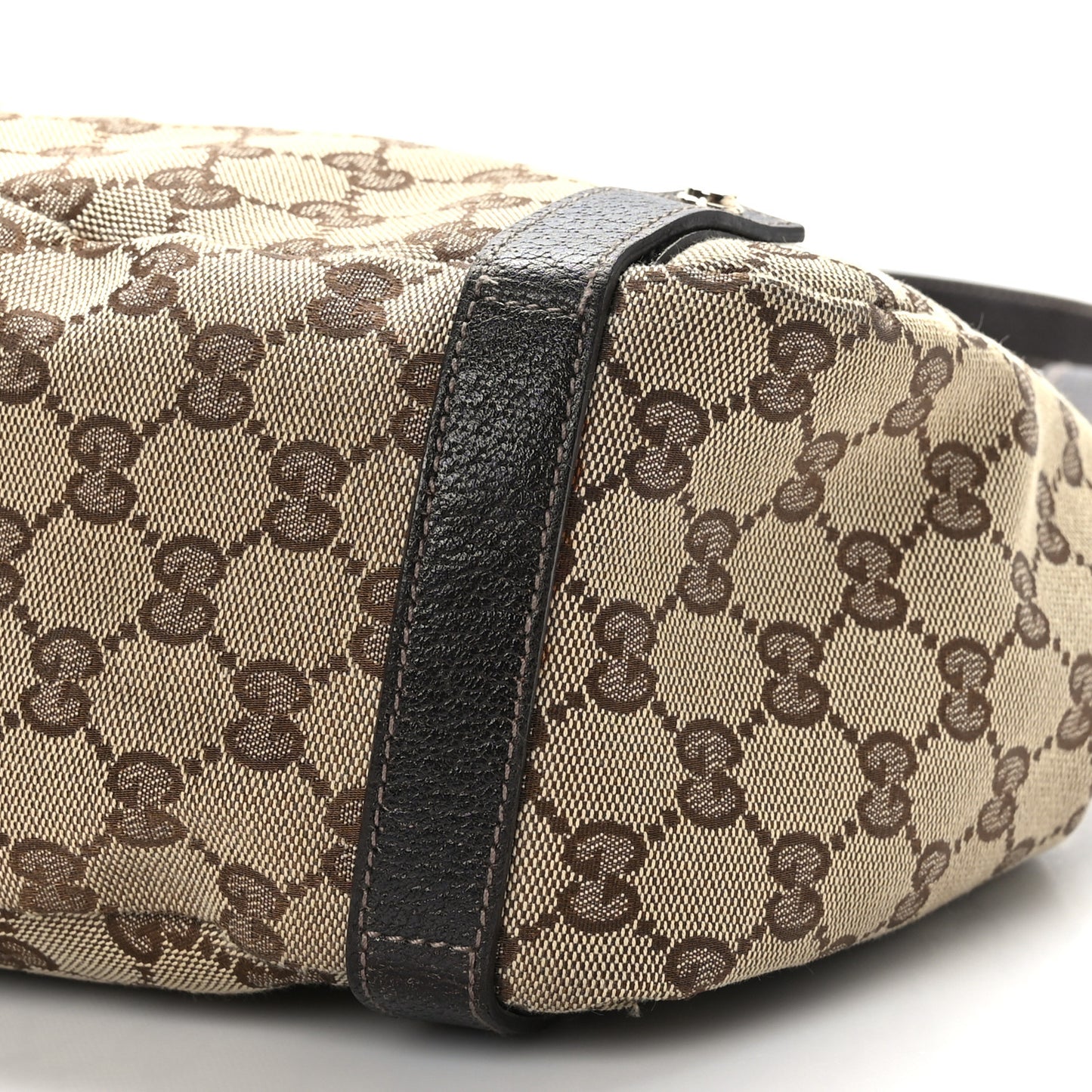 Monogram Medium Abbey Shoulder Bag Dark Brown