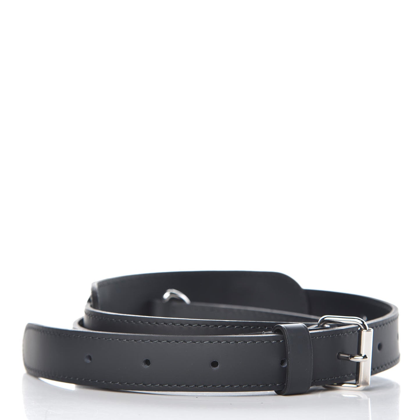 Calfskin Adjustable Keepall Bandouliere Shoulder Strap Black