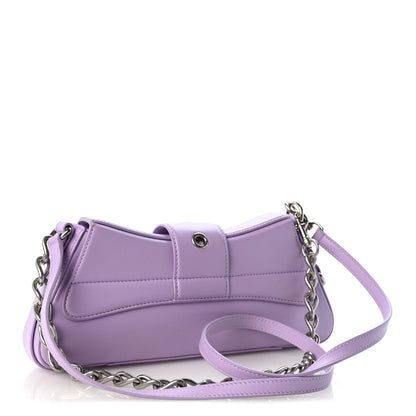 Balenciaga Smooth Calfskin Small Lindsay Shoulder Bag Lilac 3 of 12