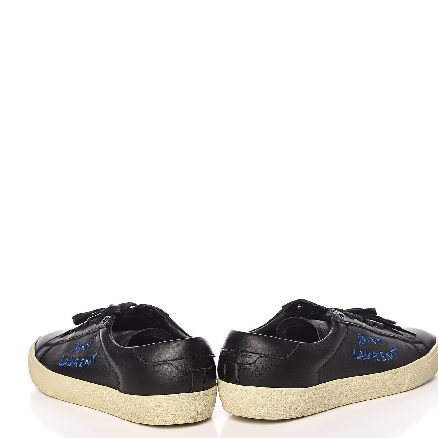 Calfskin Court Classic Sneakers 39 Black