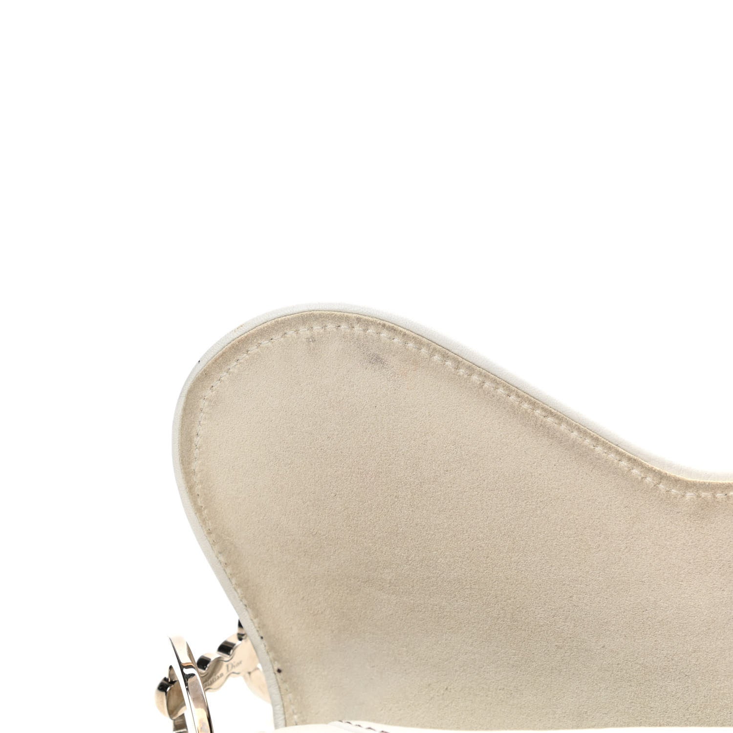 Christian Dior Calfskin Saddle Bag White 11 of 16