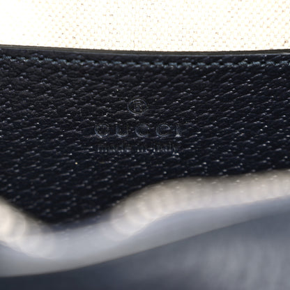 Gucci GG Supreme Monogram Textured Dollar Calfskin Web Small Ophidia Camera Bag Beige Blue 6 of 12