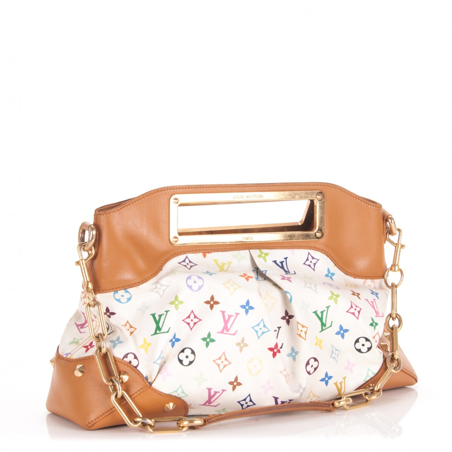 Lanvin LOUIS VUITTON Monogram Multicolor Judy MM White 3 of 7