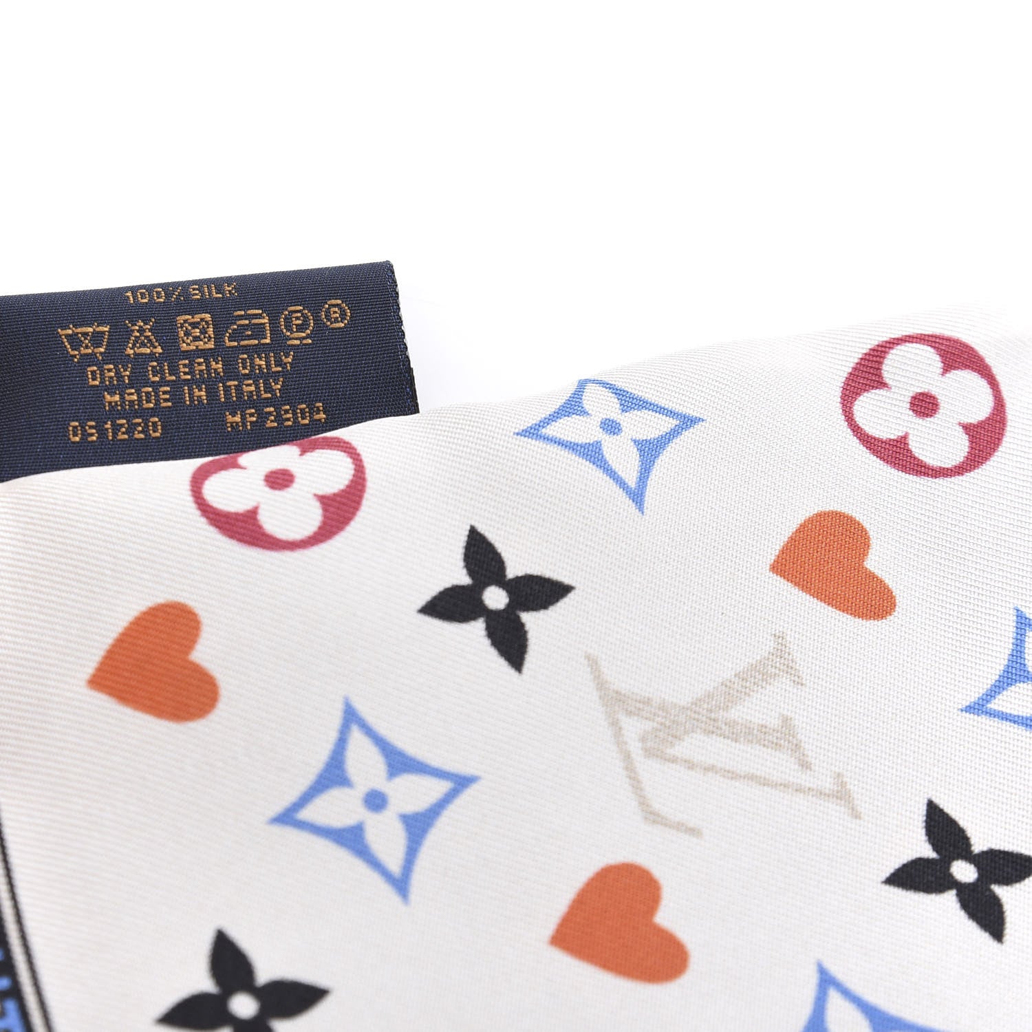 Louis Vuitton Silk Game On Bandeau Black White 4 of 4