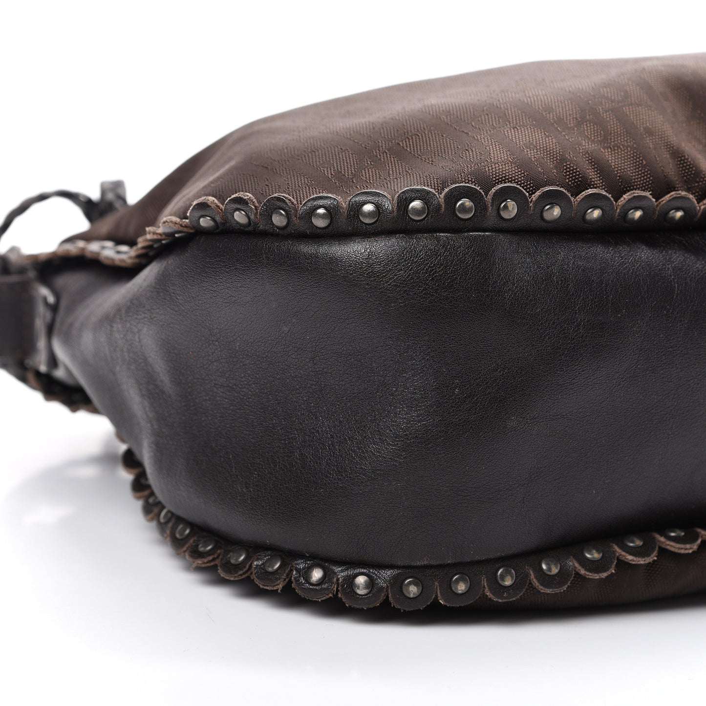 Monogram Hobo Shoulder Bag Brown