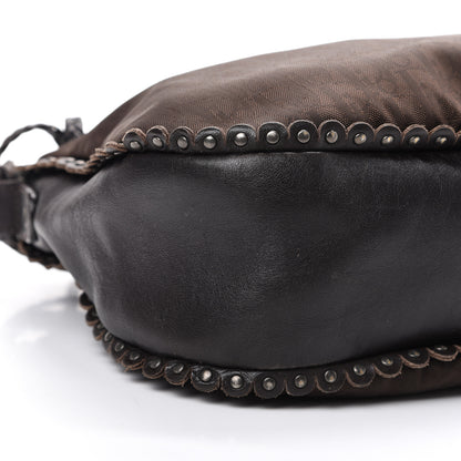 Christian Dior Monogram Hobo Shoulder Bag Brown 9 of 17