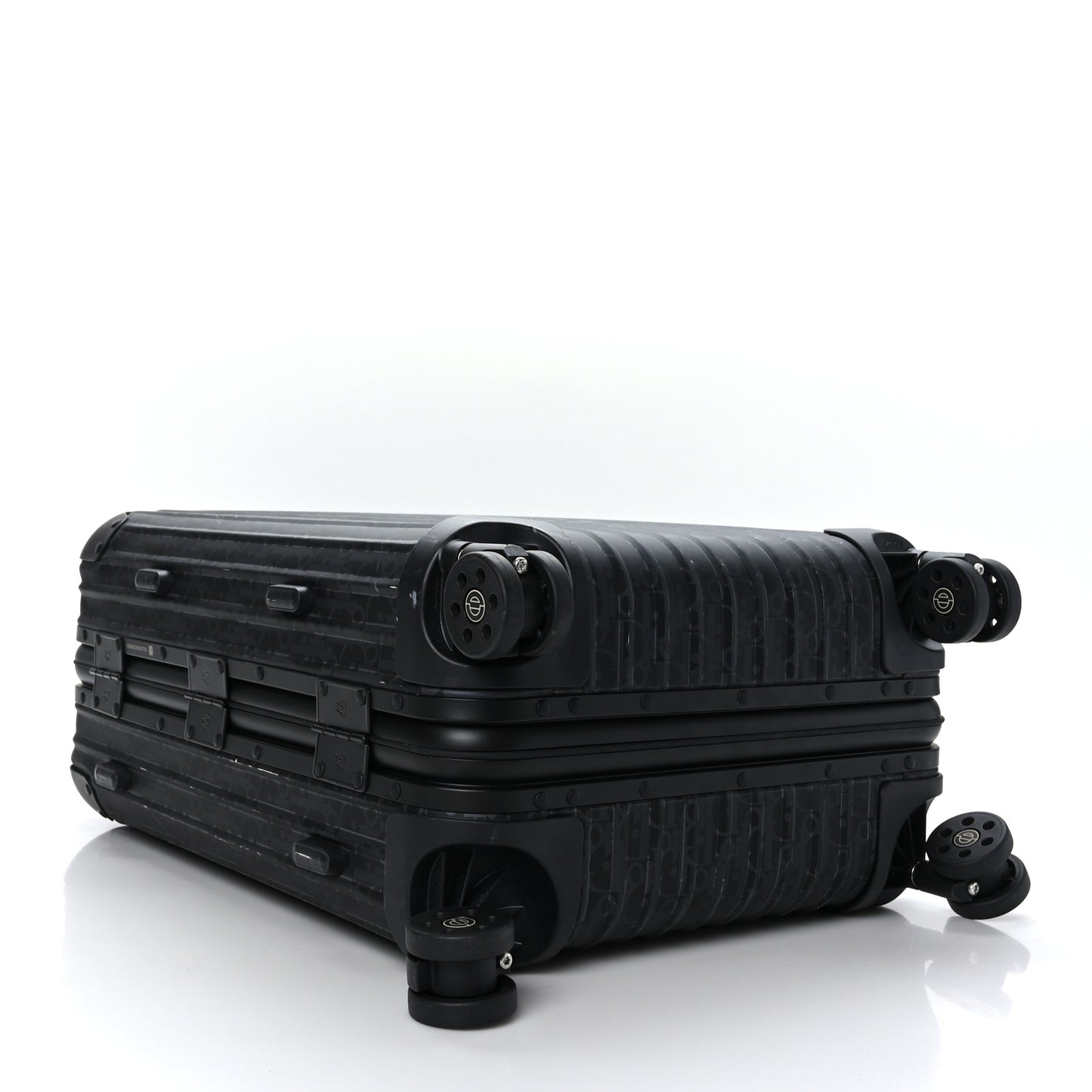 X RIMOWA Aluminum Gradient Cabin Luggage Black