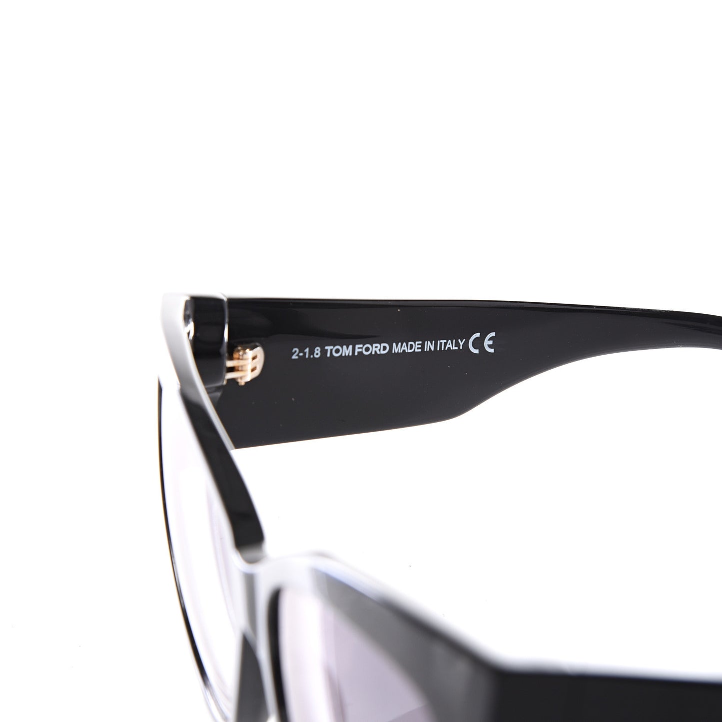 Acetate Anoushka Cat Eye Sunglasses TF371 Black