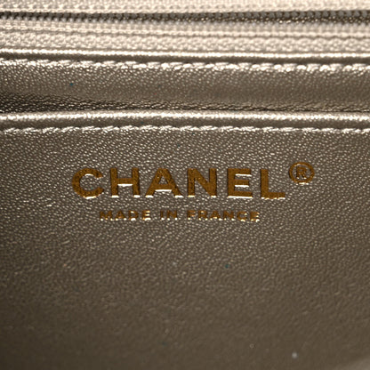 Chanel Metallic Aged Calfskin Quilted 2.55 Reissue Mini Flap Light Gold 7 of 11