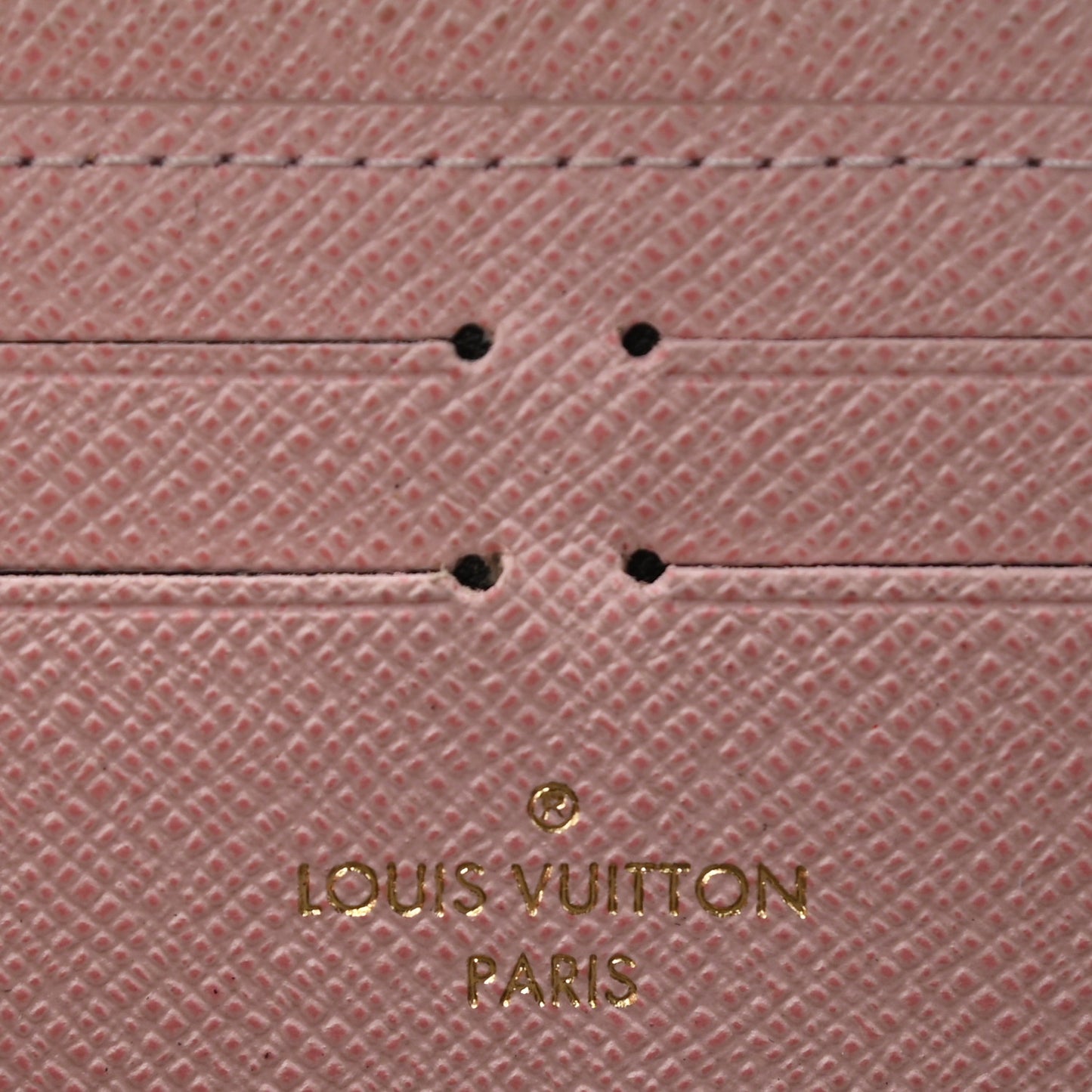 Monogram Clemence Wallet Rose Ballerine