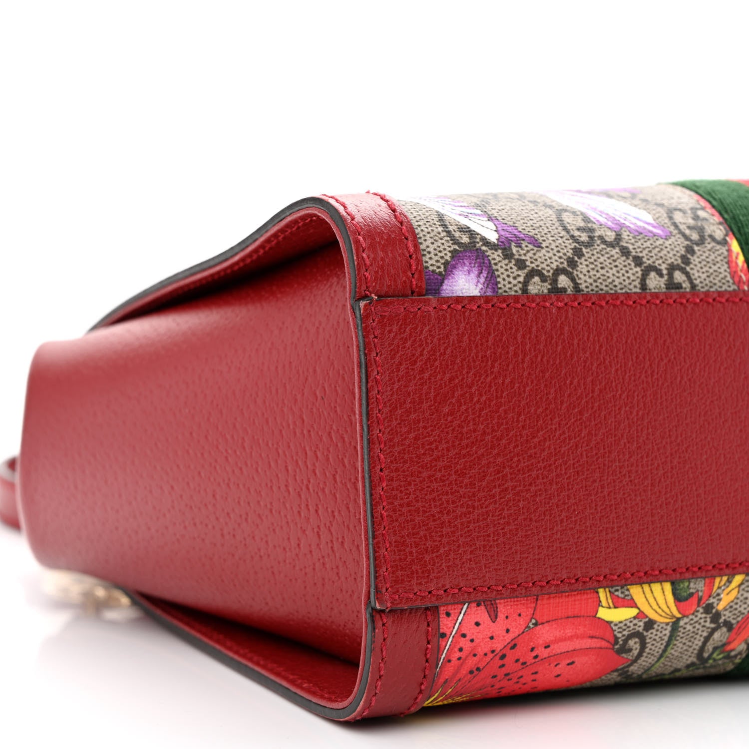 Gucci Monogram Shoulder Bag Red 9 of 11