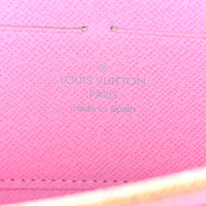 Louis Vuitton Monogram Multicolor Zippy Wallet White Litchi 6 of 7