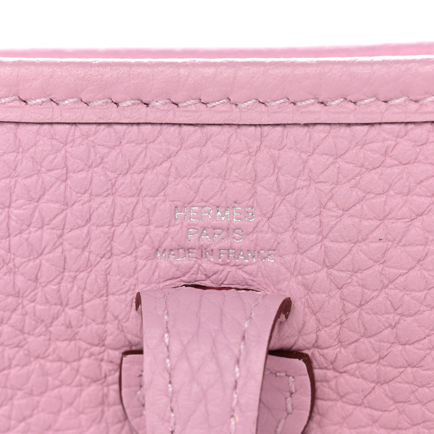 Hermes Taurillon Clemence Evelyne TPM Mauve Sylvestre 5 of 10