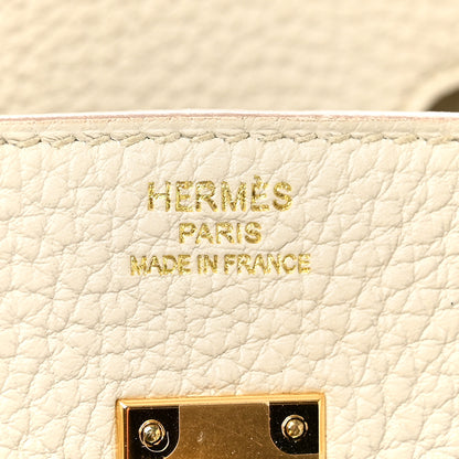 Hermes Togo Birkin 25 Beton 6 of 12