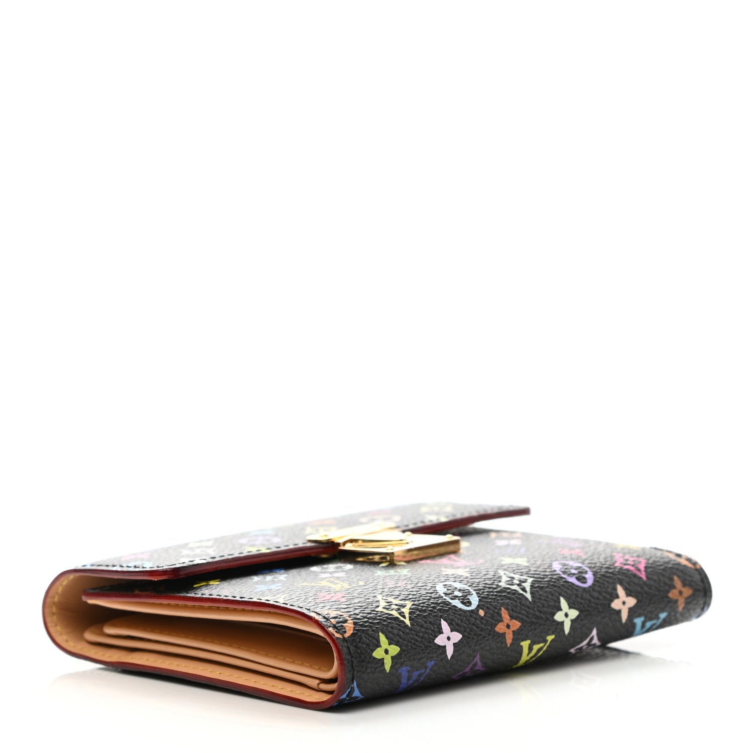 Louis Vuitton Monogram Multicolor Koala Wallet Black 4 of 10
