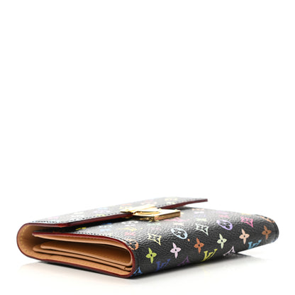 Louis Vuitton Monogram Multicolor Koala Wallet Black 4 of 10