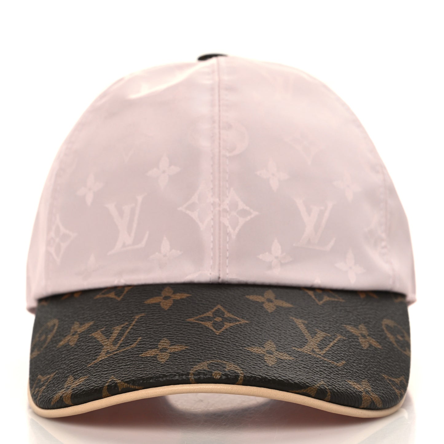 Polyester Silk Monogram LV Get Ready Cap M Pink