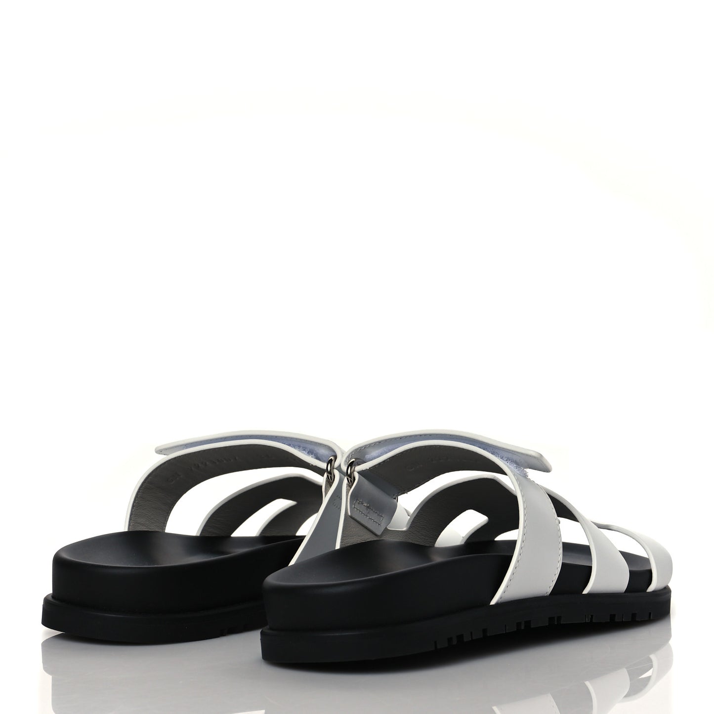 Calfskin Womens Chypre Sandals 36 White