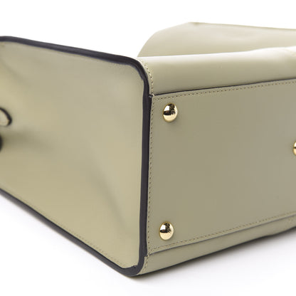 Fendi Vitello Seta Century Medium Peekaboo X-Lite Mandorlo Blueberry 8 of 9