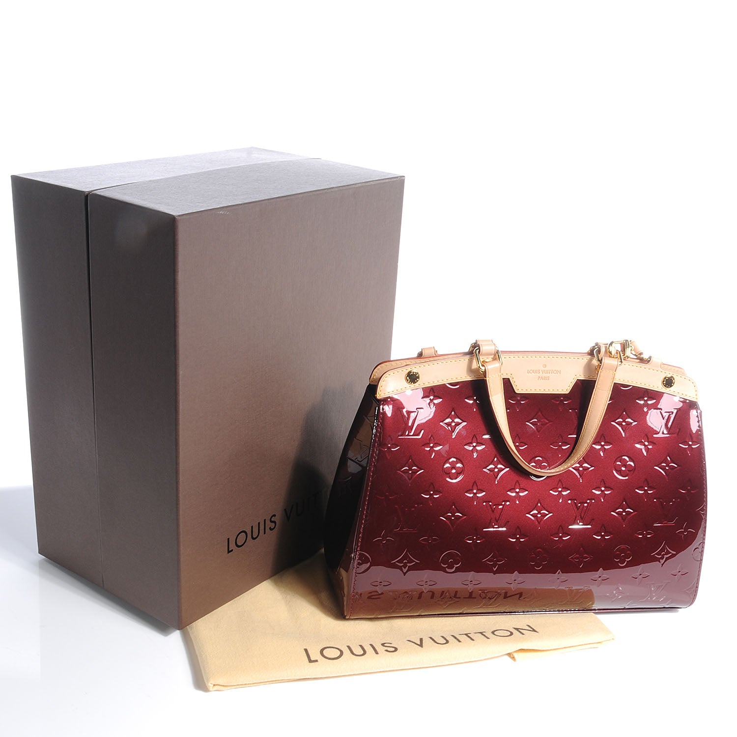 Louis Vuitton Vernis Brea MM Rouge Fauviste 5 of 10