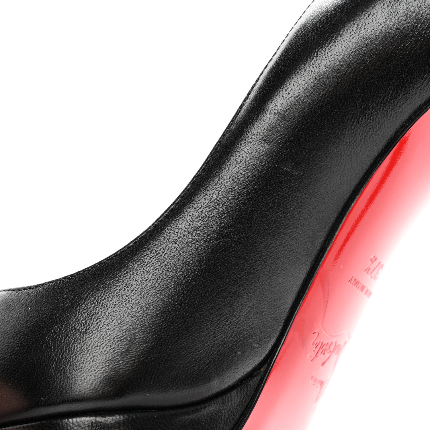 Christian Louboutin Shiny Nappa Pigalle Plato 100 Pumps 37.5 Black 13 of 15