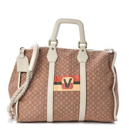 Louis Vuitton Mini Lin Initiales Keepall Beige 1 of 15