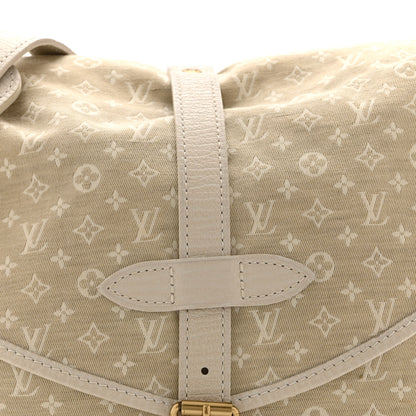 Louis Vuitton Monogram Mini Lin Saumur Dune 9 of 11