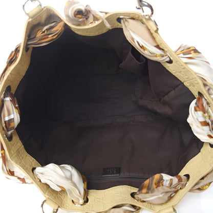 Gucci Canvas Guccissima Large Positano Tote Beige 4 of 12