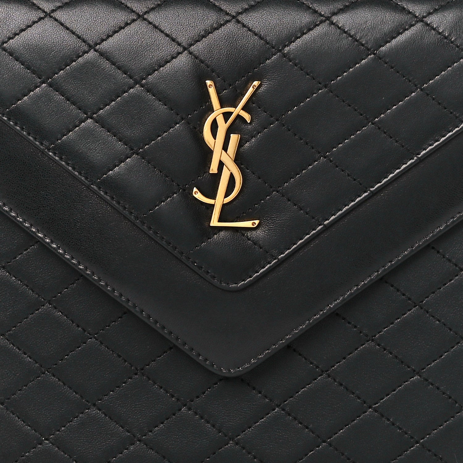 Saint Laurent Lambskin Quilted Mini Gaby Satchel Black 9 of 11