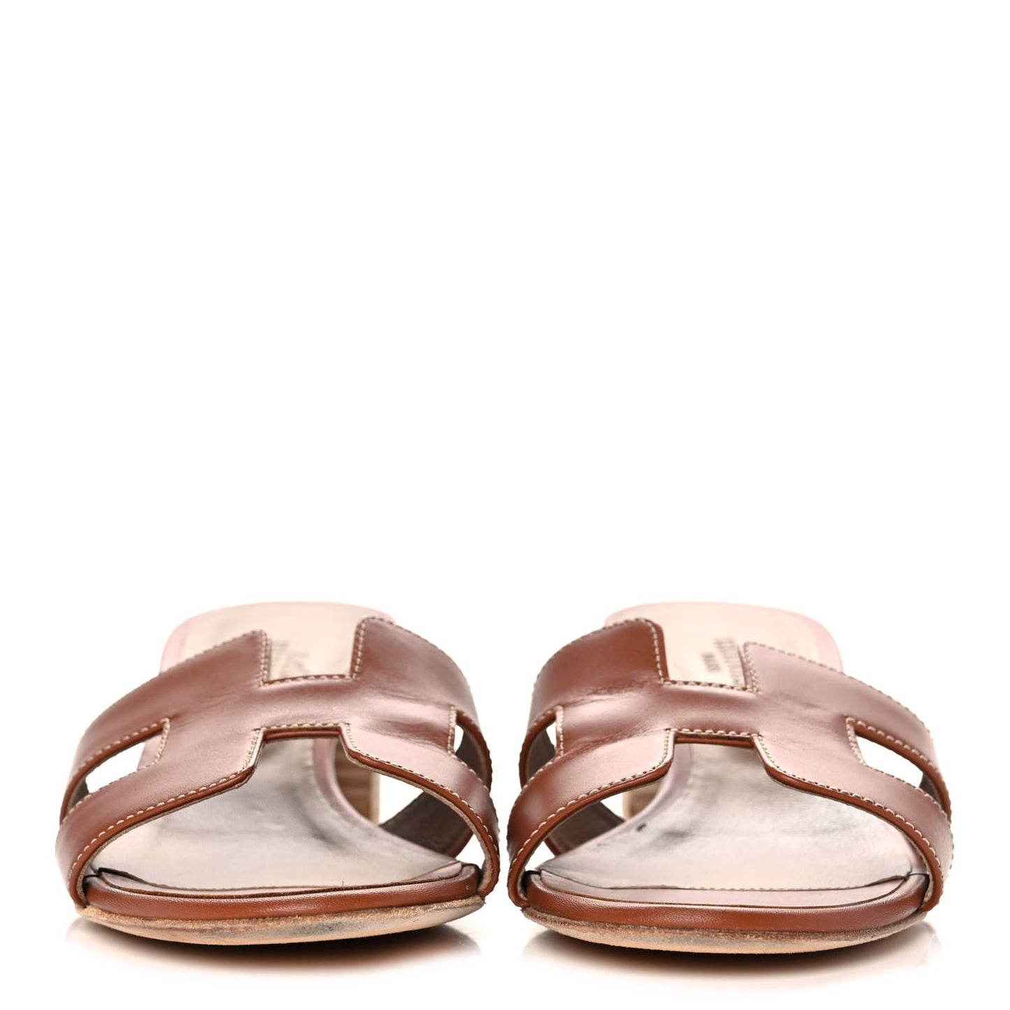Calfskin Oasis Sandals 35 Gold