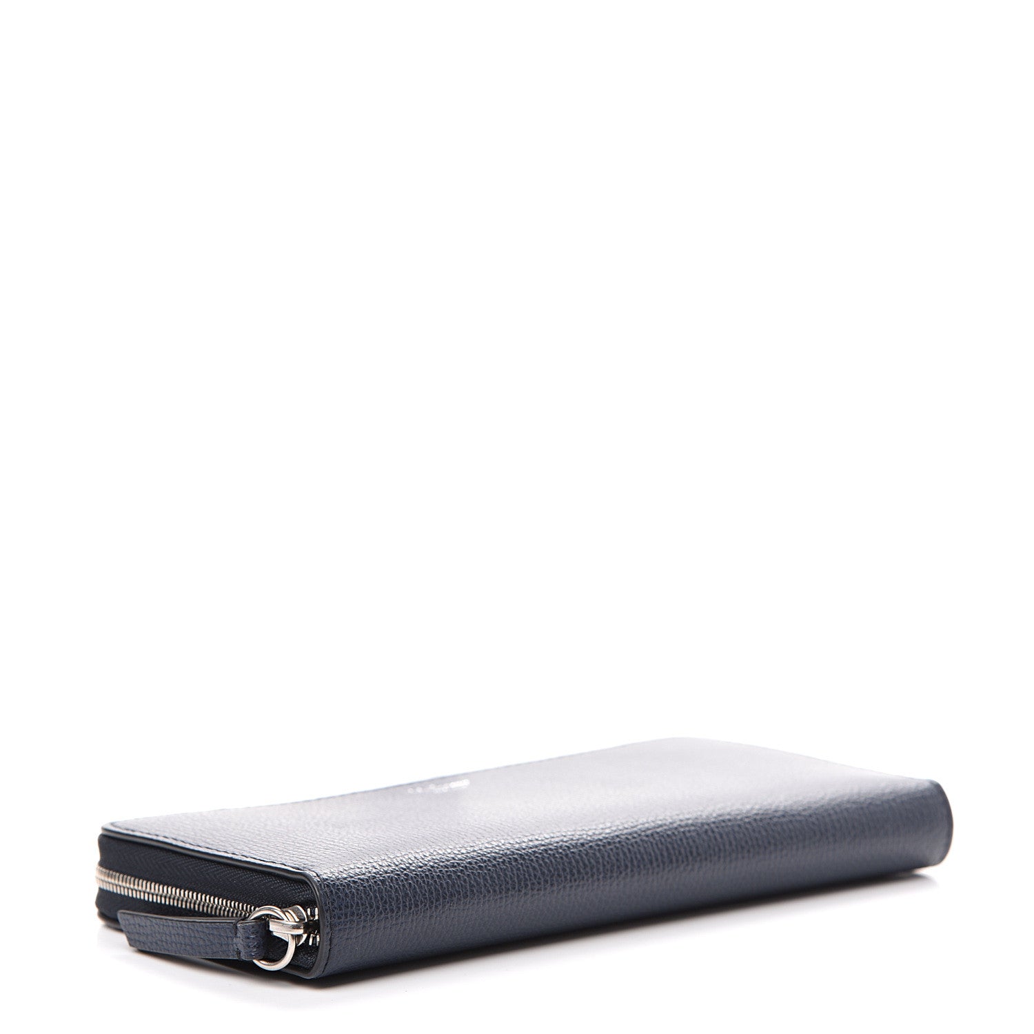Mulberry Cross Grain Zip Around Wallet Navy 3 of 7