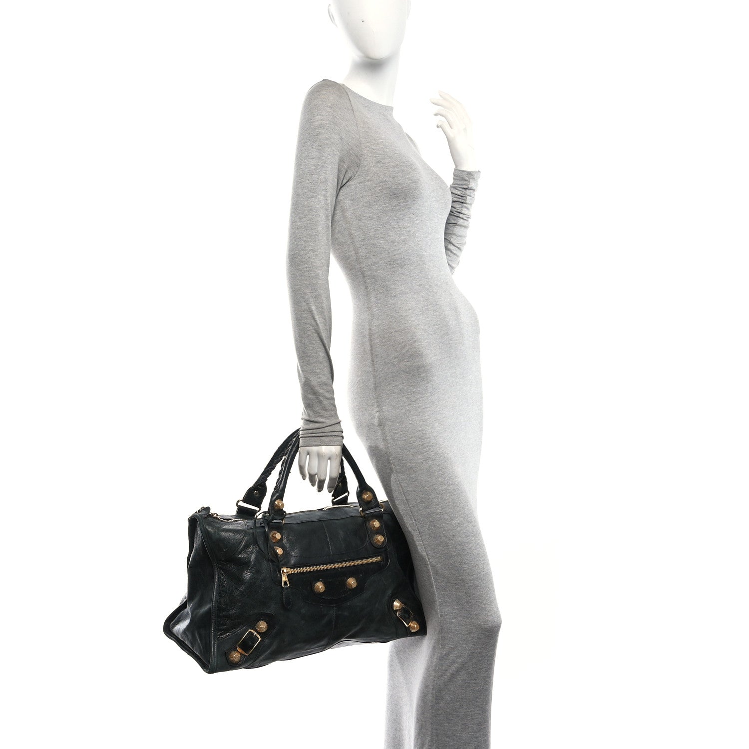 Balenciaga Agneau Giant 21 Gold Hardware Work Black 2 of 13
