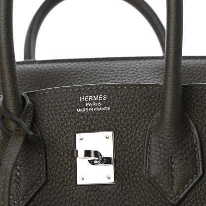Hermes Togo Birkin 25 Vert De Gris 6 of 10
