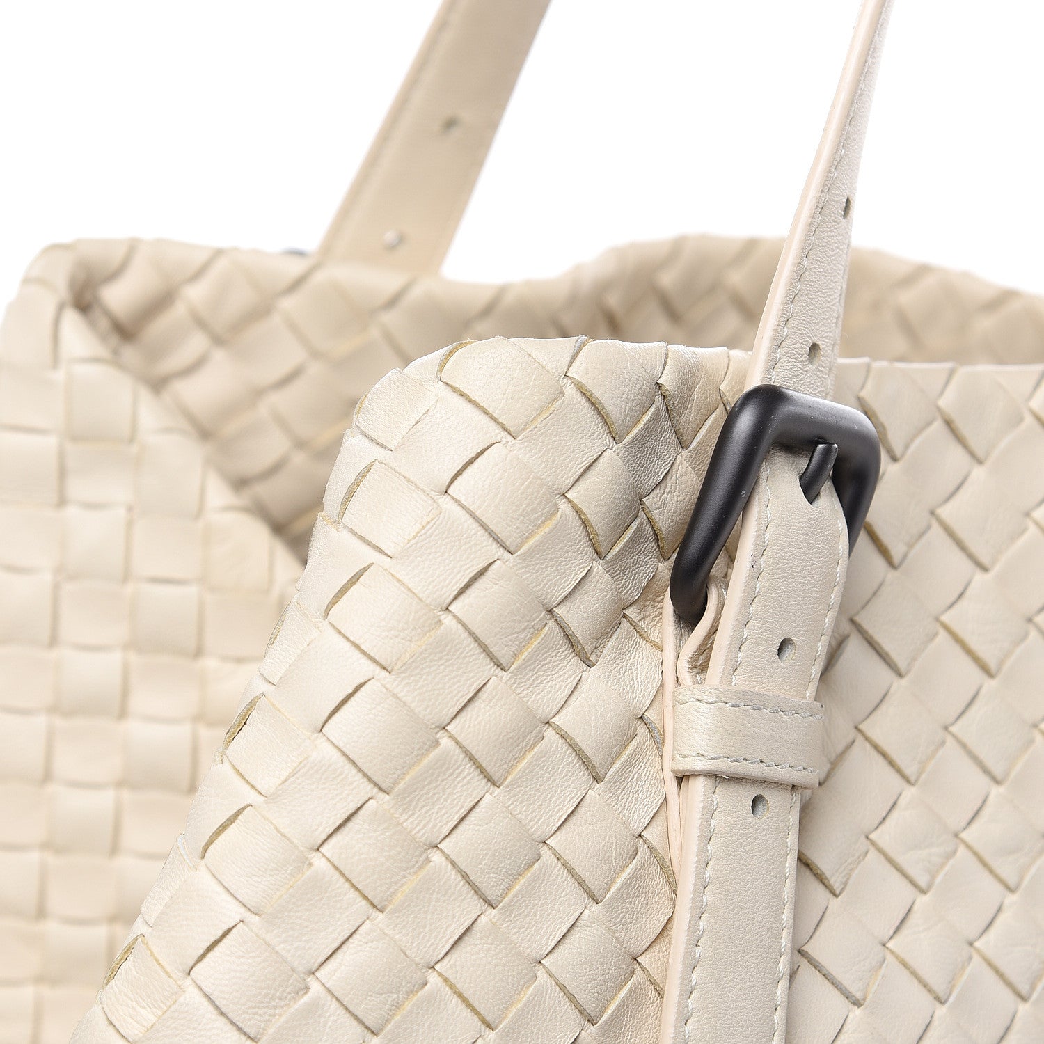 Bottega Veneta Nappa Intrecciato Large Cesta Tote White 10 of 11