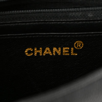 Chanel Caviar Vertical Quilt Jumbo Single Flap Black 6 of 10