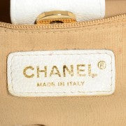 Chanel Caviar Quilted Petit Shopping Tote PST White 7 of 16