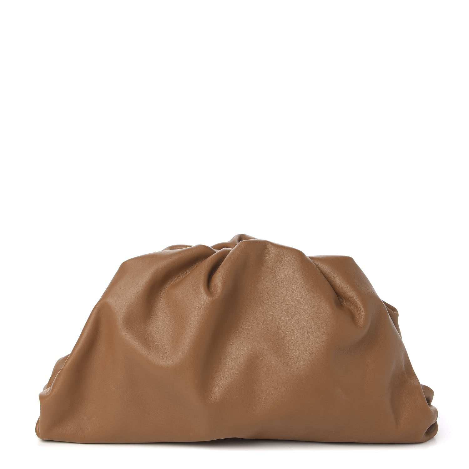 Bottega Veneta Smooth Butter Calf The Pouch Oversized Clutch Cammello 1 of 8