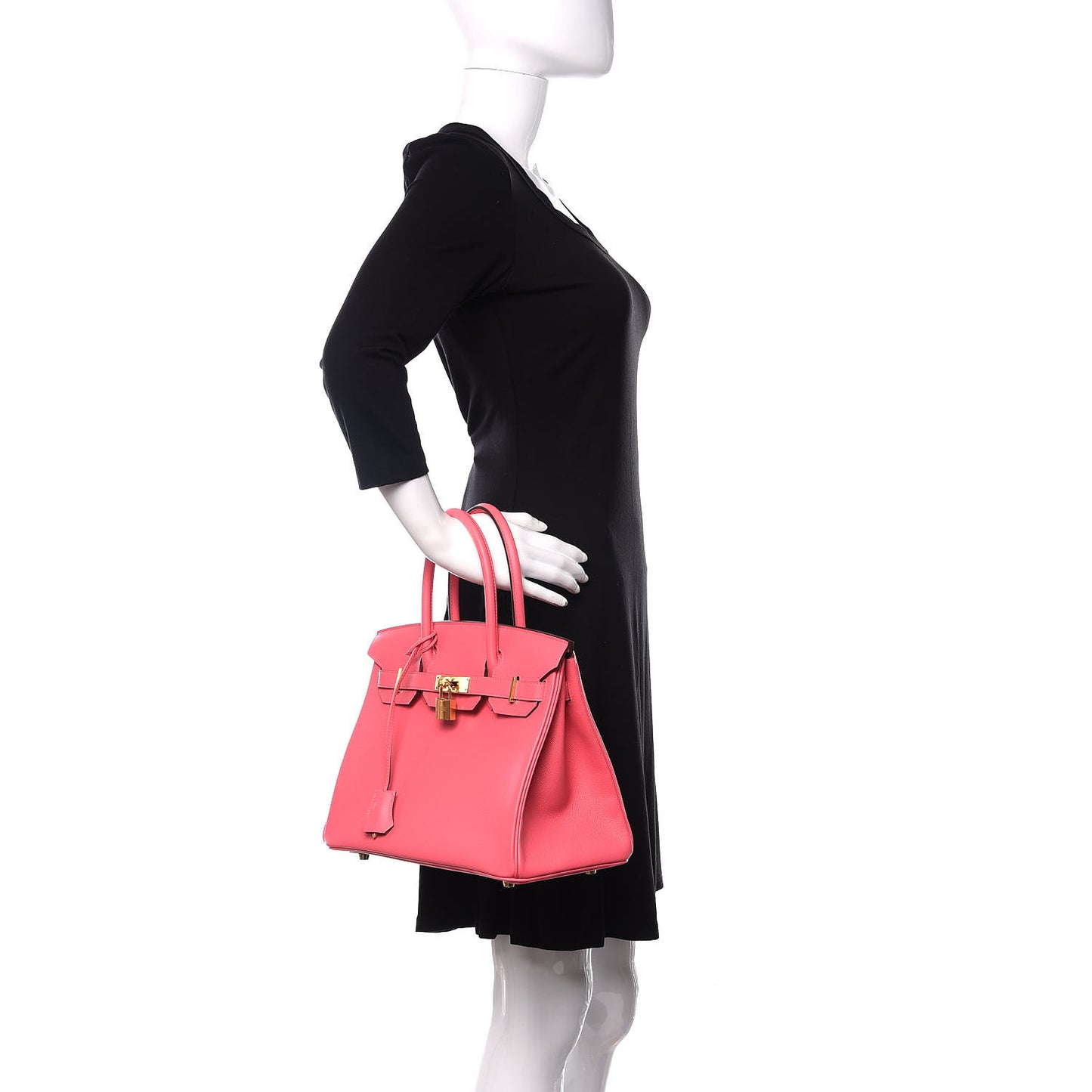 Epsom Birkin 30 Rose Azalee