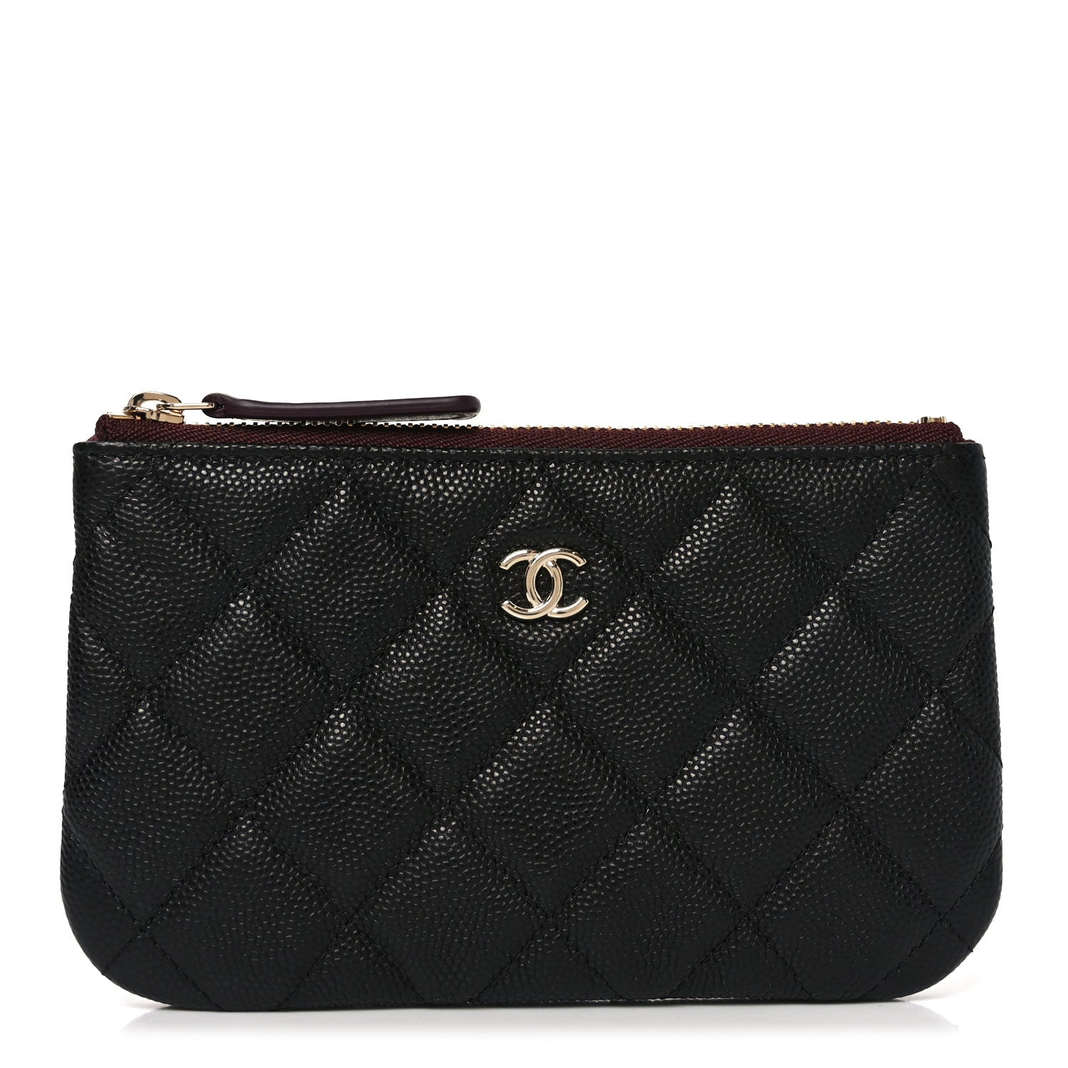 Chanel Caviar Quilted Small Cosmetic Case Black 1 of 8