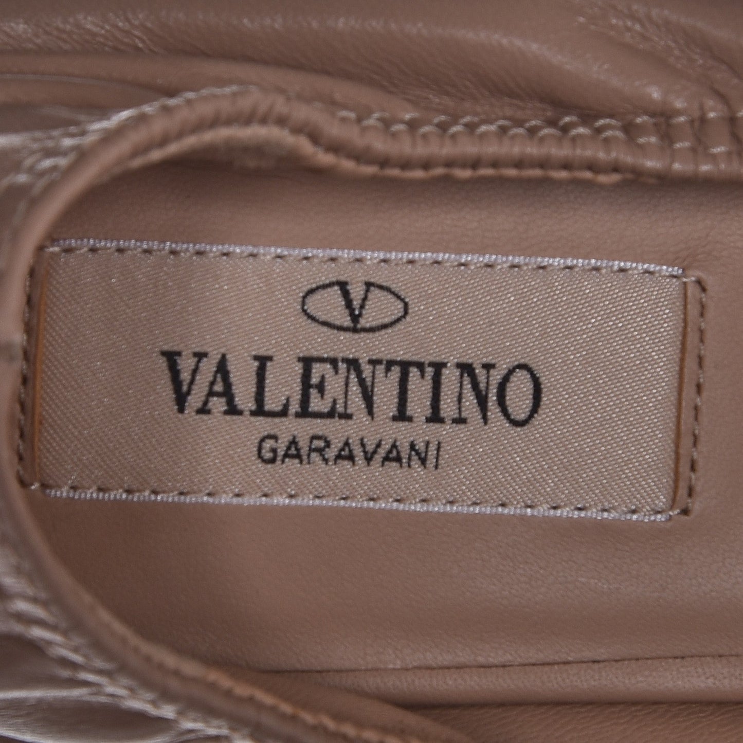 Nappa Love Latch Ballerina Flats 36 Poudre