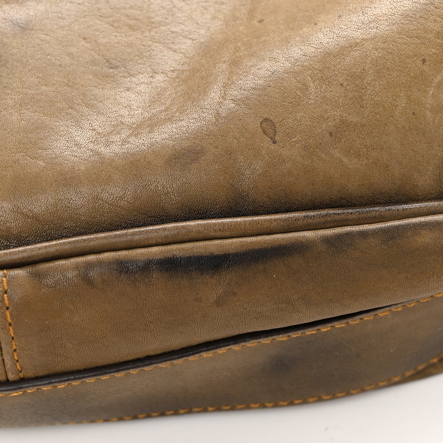 Calfskin Gaucho Double Saddle Bag Brown