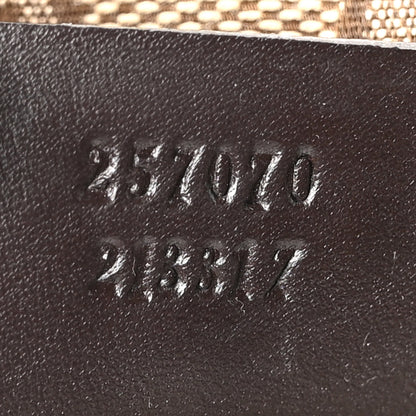 Gucci Monogram Medium Lovely Heart Hobo Brown 7 of 10