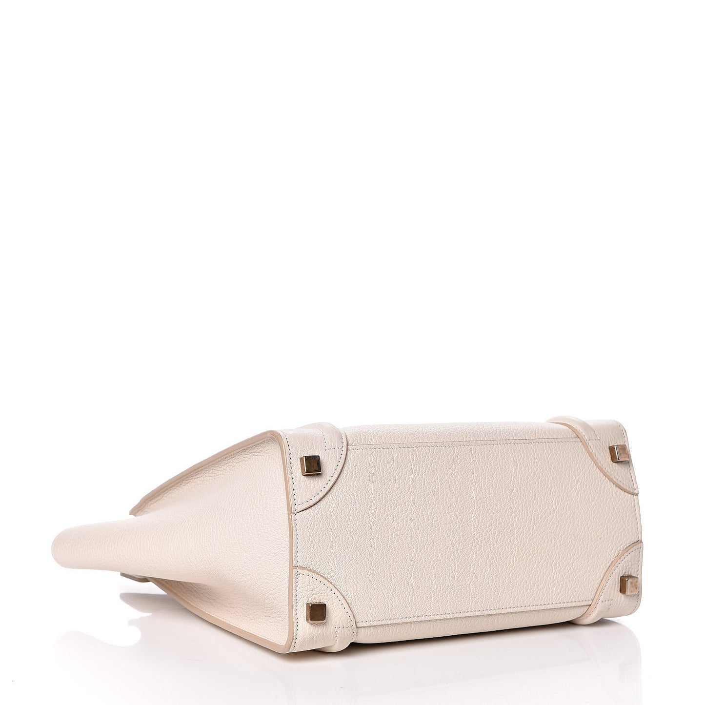 Goatskin Micro Luggage White