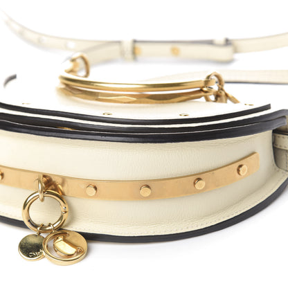 Chloe Calfskin Small Nile Bracelet Minaudiere Bag Off White 12 of 13